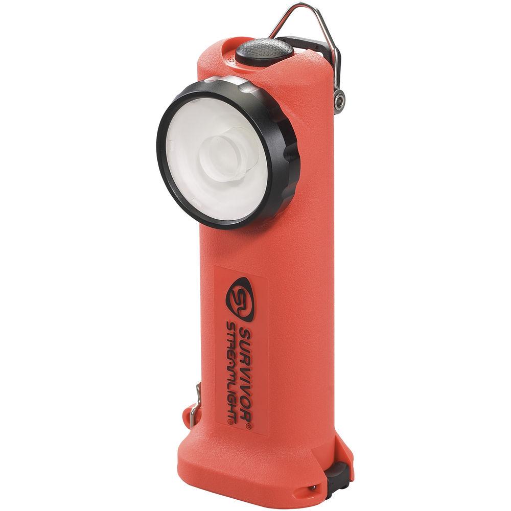 Streamlight Survivor Right-Angle Rechargeable LED Flashlight with Fast-Charge 12 VDC Car Charger