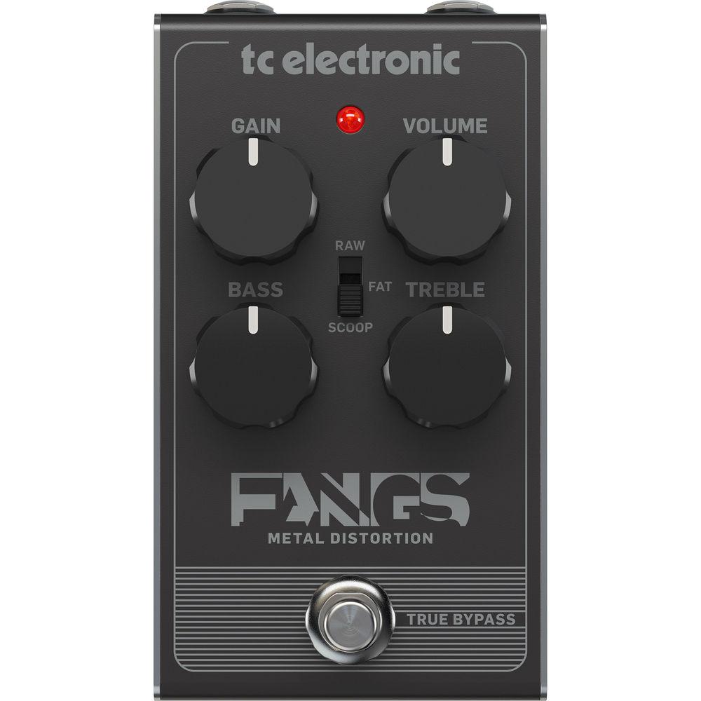 TC Electronic FANGS Metal Distortion Pedal for Electric Guitar