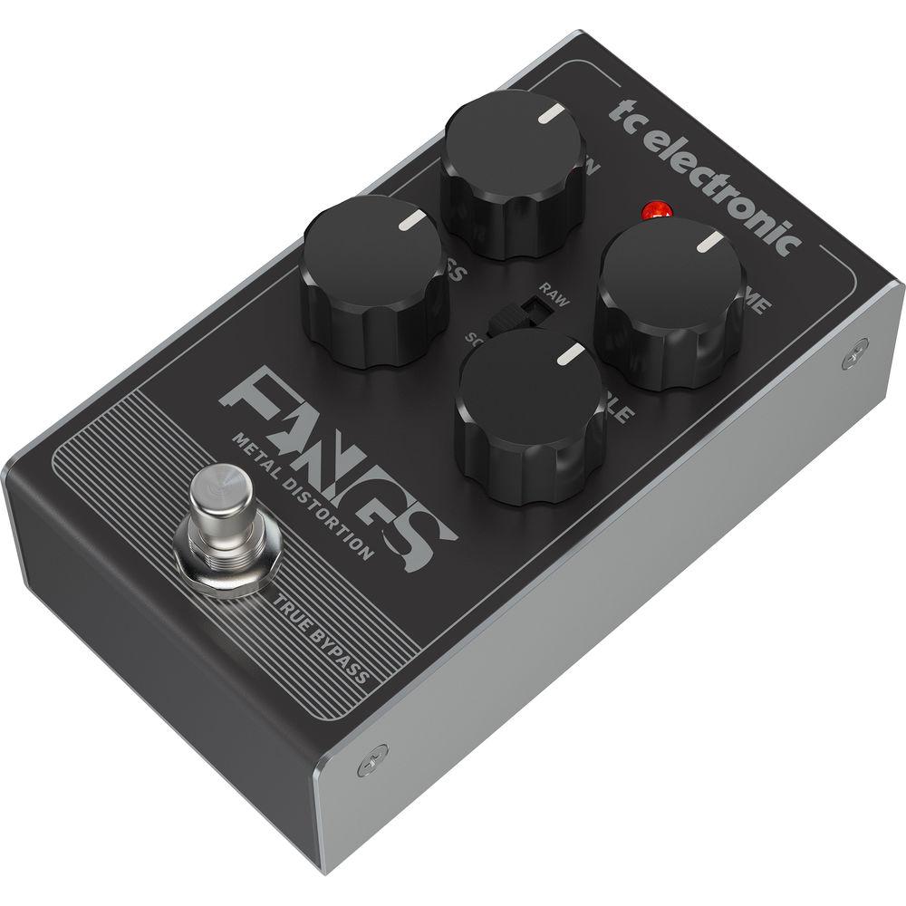 TC Electronic FANGS Metal Distortion Pedal for Electric Guitar