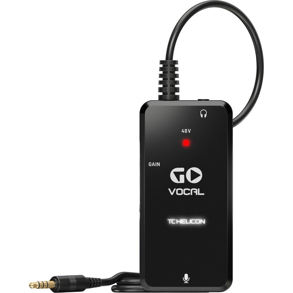 TC-Helicon GO VOCAL Microphone Preamp for Mobile Devices, TC-Helicon, GO, VOCAL, Microphone, Preamp, Mobile, Devices