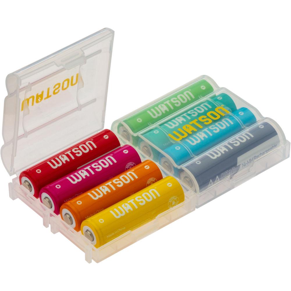 Watson Chroma Rechargeable AA NiMH Batteries