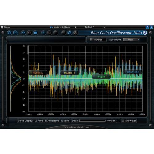 Blue Cat Audio Oscilloscope Multi Multiple Track Waveform Visualize and Comparator Plug-In