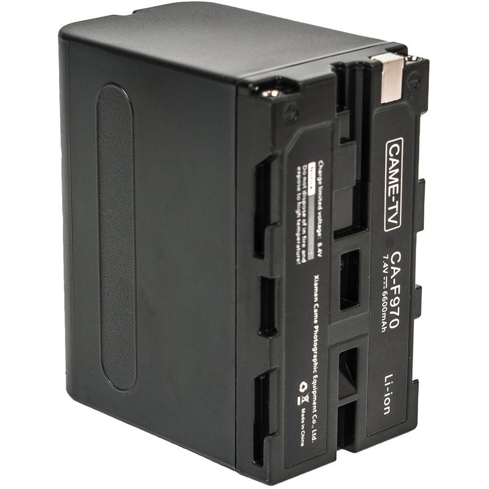 CAME-TV 2 x CA-F970 Batteries & FM50 USB Charger Kit