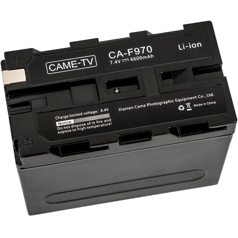 CAME-TV 2 x CA-F970 Batteries & FM50 USB Charger Kit