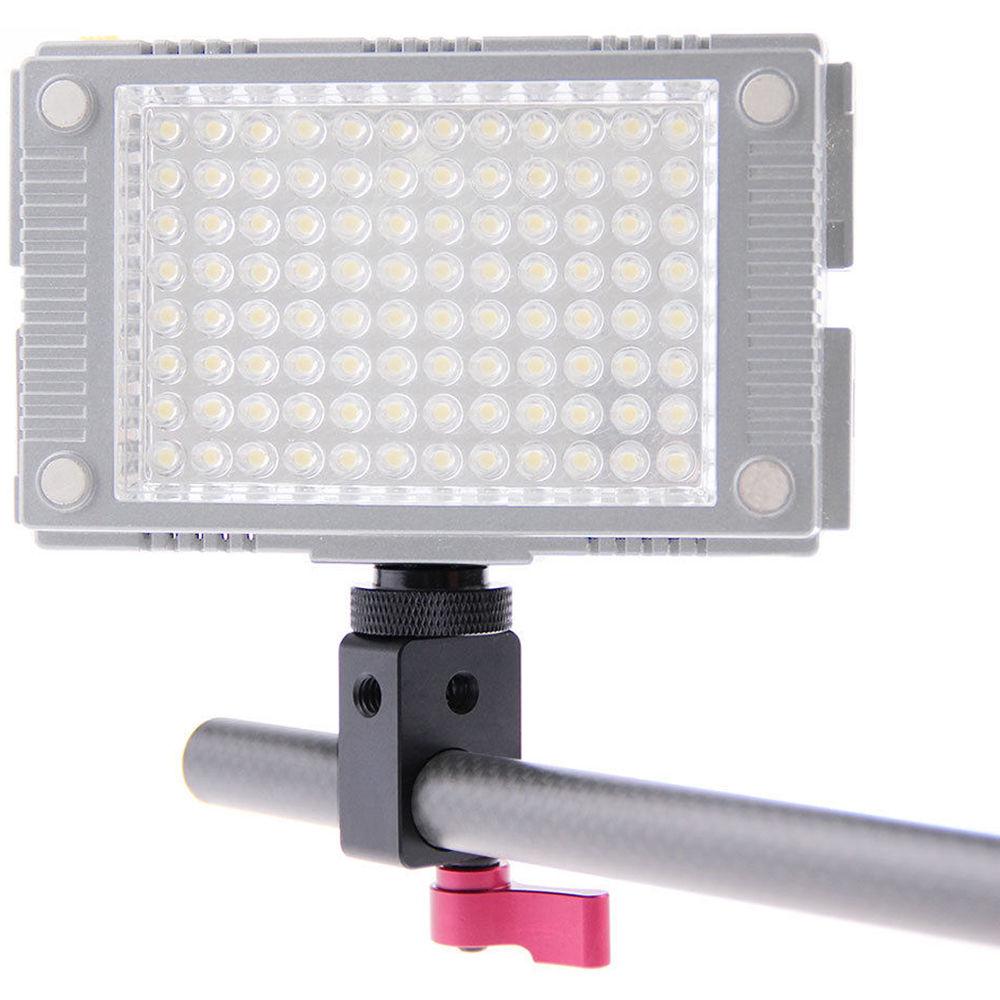 CAMVATE 15mm Single Rod Clamp with 1 4"-20 Screw Mount Adapter