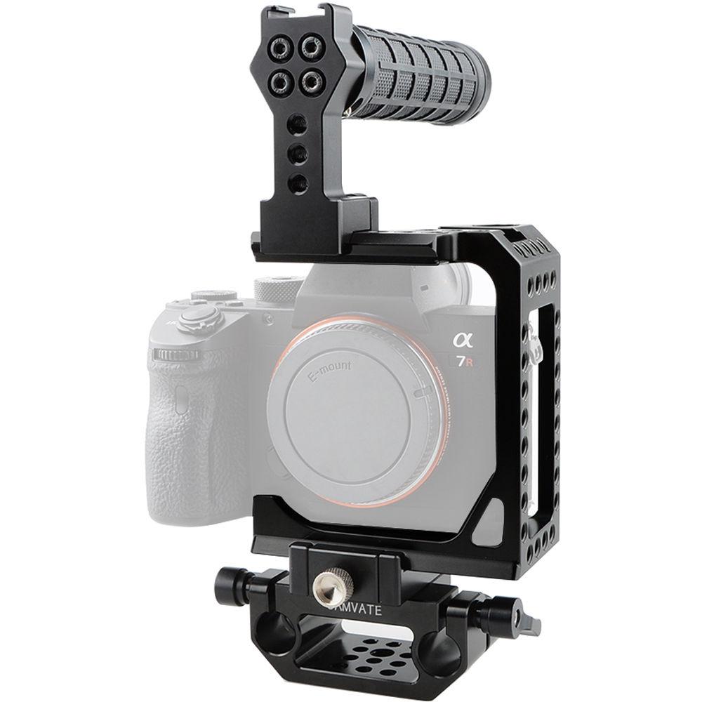 CAMVATE C-Frame Cage with Rubber Handle for Sony a7 Series Cameras
