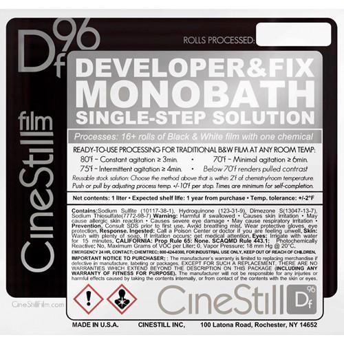 Cinestill DF96 Monobath for Black & White Film