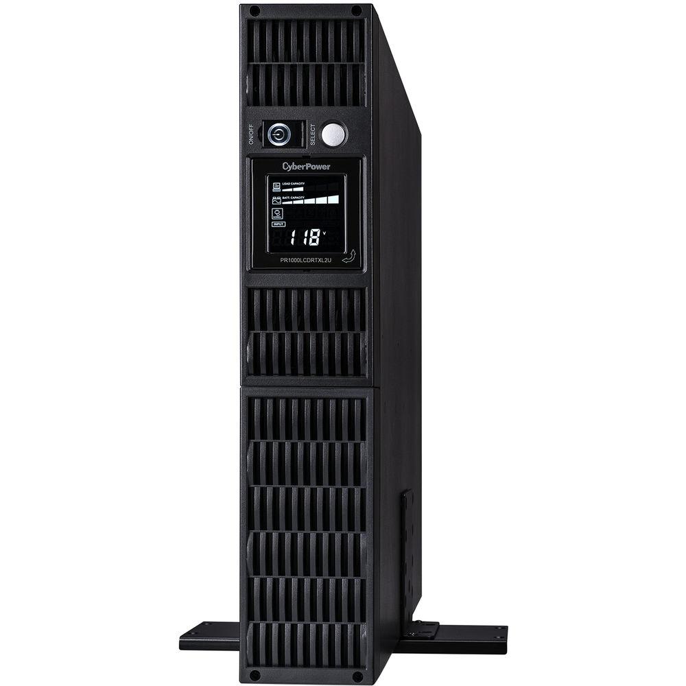 CyberPower TAA Line Interactive UPS LCD-1000VA 900W PS 0.9 Pf Smart App SW 2U Tower 120 15 8-N5-15R,USB EPO,SNM