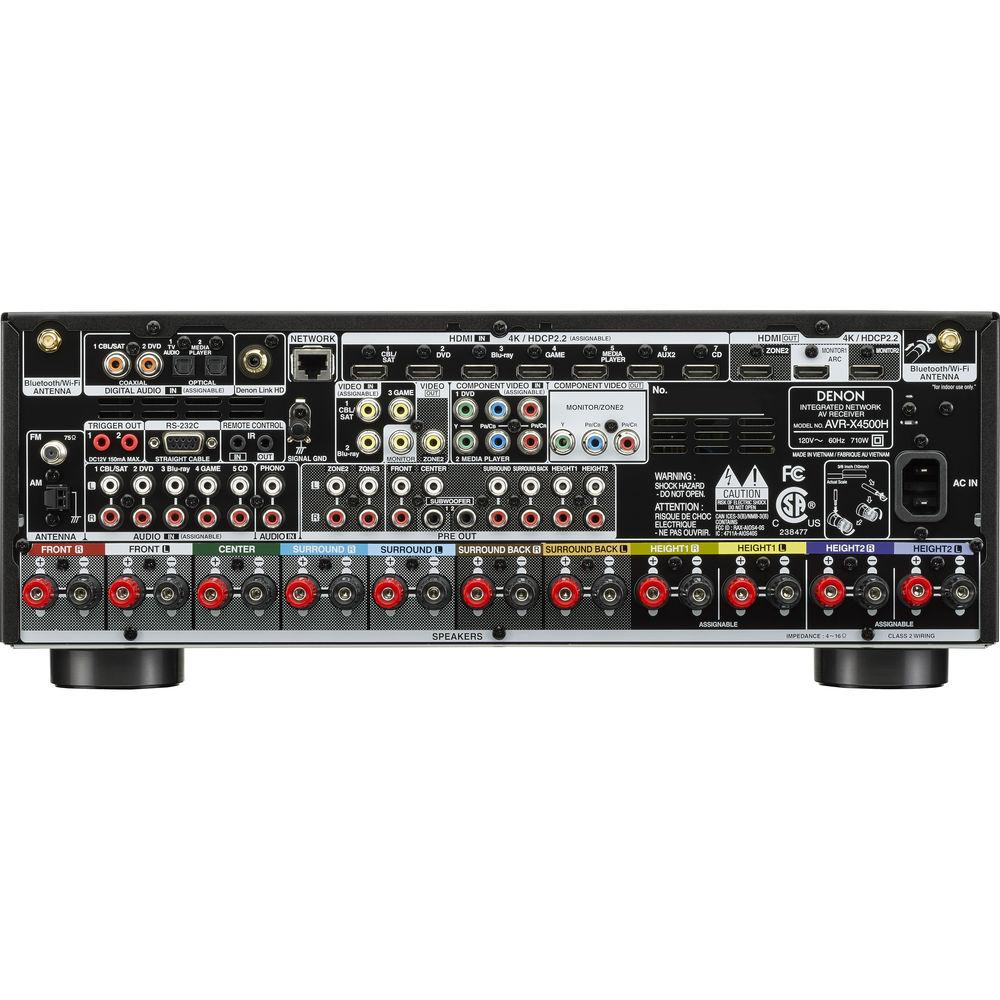 Denon AVR-X4500H 9.2-Channel Network A V Receiver