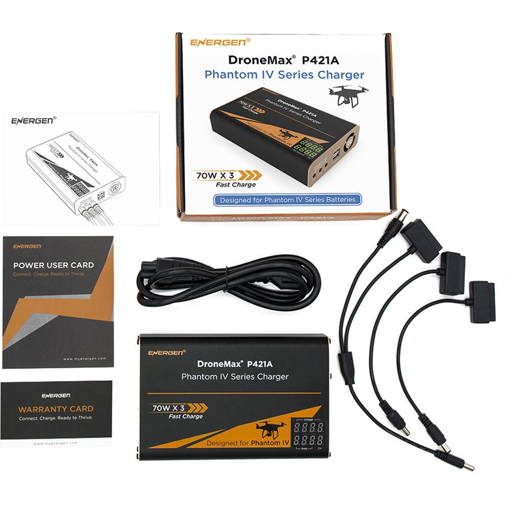 ENERGEN DroneMax P421A AC Drone Battery Charger for DJI Phantom 4