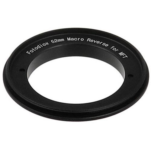 FotodioX 52mm Reverse Mount Macro Adapter Ring for Micro Four Thirds-Mount Cameras