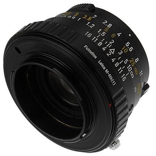FotodioX Mount Adapter for Leica M-Mount Lens to Nikon 1-Series Camera