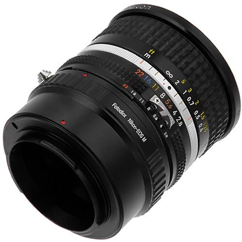 FotodioX Mount Adapter for Nikon F-Mount Lens to Canon EOS M Camera