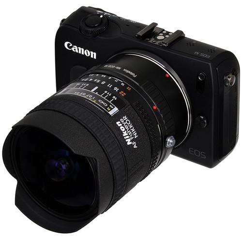 FotodioX Mount Adapter for Nikon F-Mount Lens to Canon EOS M Camera