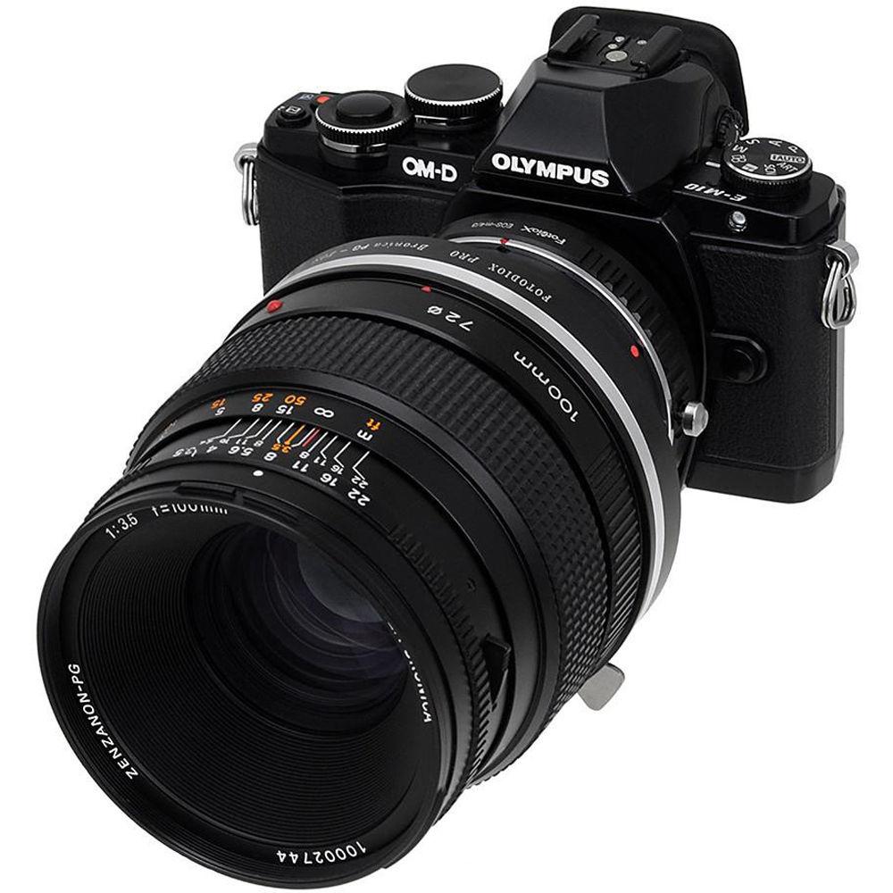 FotodioX Pro Mount Adapter for Bronica GS-1 PG Lens to Micro Four Thirds Camera