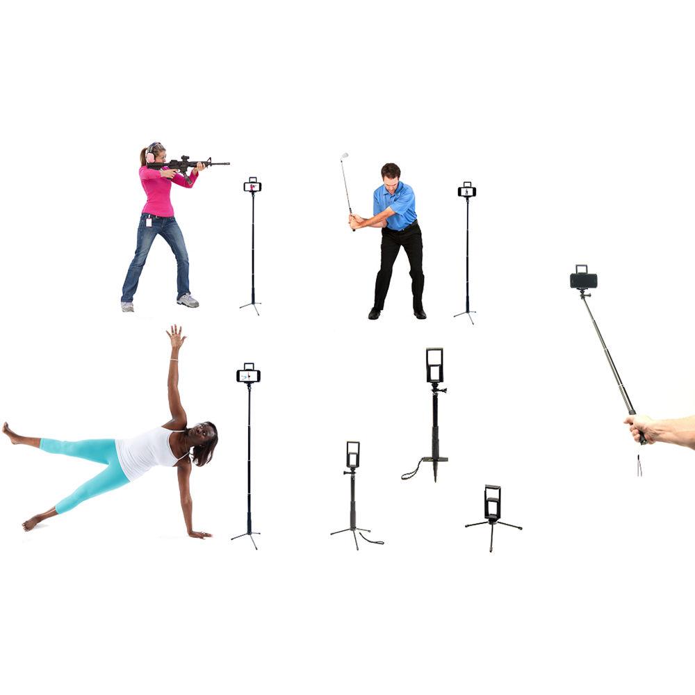 Glide Gear Multi-Pod Smartphone Tablet Tripod, Stake, and Stand