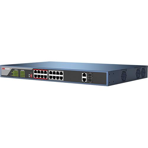 Hikvision DS-3E0318P-E M 16-Port Fast Ethernet PoE Unmanaged Switch