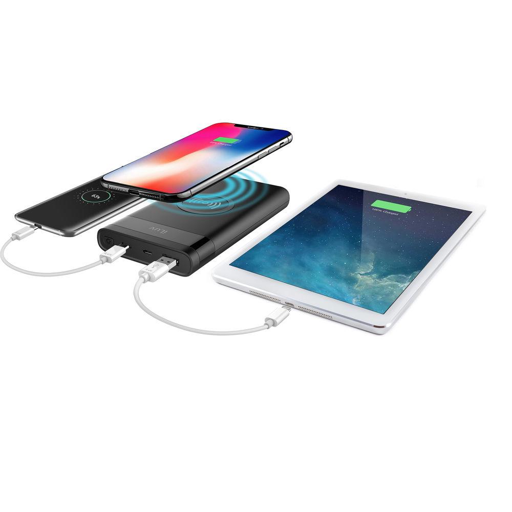 iLuv myPower10Q 10000mAh Battery Pack and Qi Wireless Charger, iLuv, myPower10Q, 10000mAh, Battery, Pack, Qi, Wireless, Charger