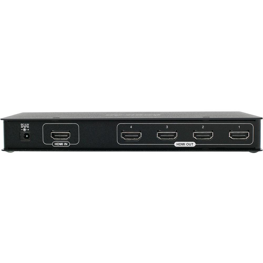IOGEAR GHSP8424B 4-Port 4K HDMI Splitter