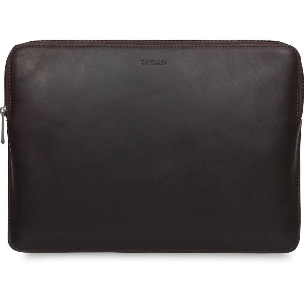 KNOMO USA 13" Leather Laptop Sleeve-Macbook Pro Macbook Air