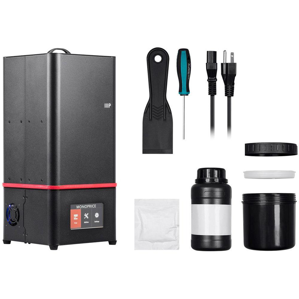 Monoprice Mini Deluxe SLA LCD High-Resolution Resin 3D Printer