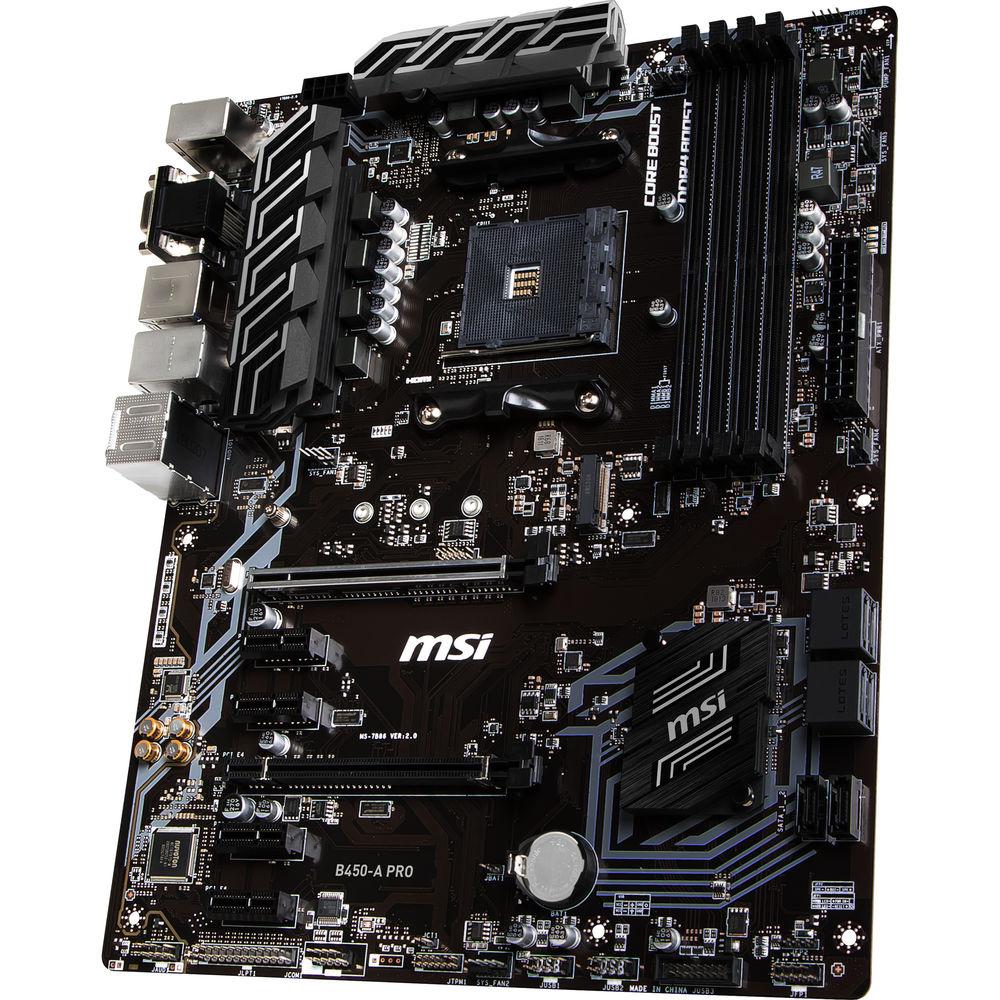 MSI B450-A PRO AM4 ATX Motherboard