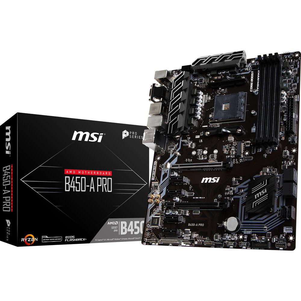 MSI B450-A PRO AM4 ATX Motherboard