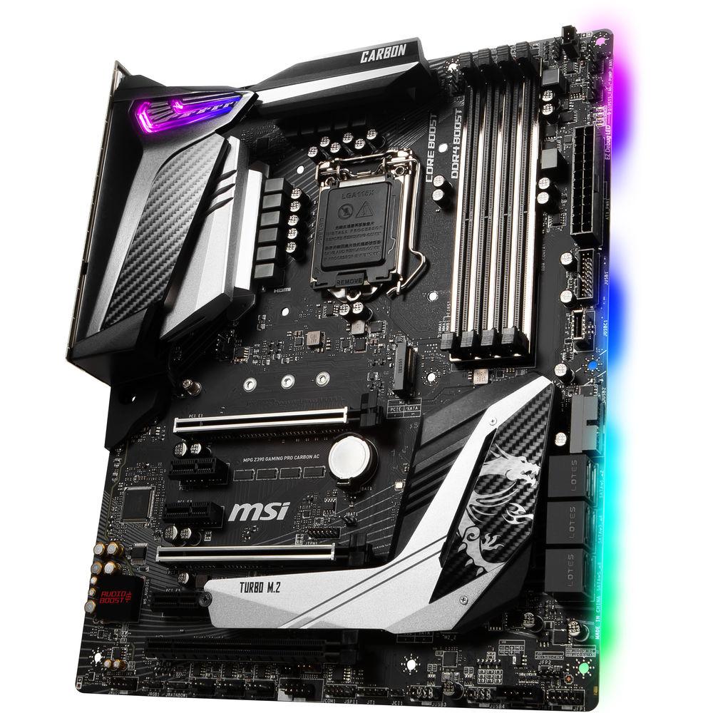 MSI MPG Z390 GAMING PRO CARBON AC LGA 1151 ATX Motherboard