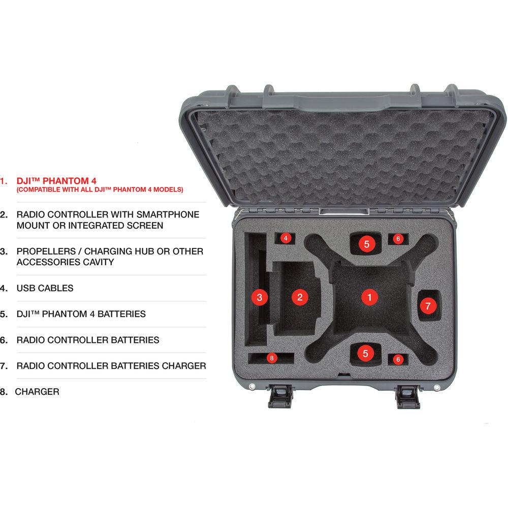 Nanuk 933 Hard-Shell Travel Case for DJI Phantom 4 Drones