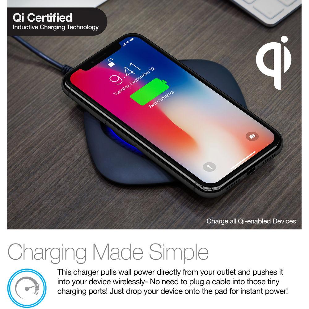 Naztech Power Pad Qi Wireless Fast Charger