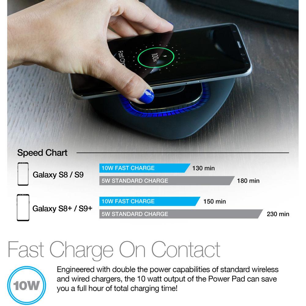 Naztech Power Pad Qi Wireless Fast Charger, Naztech, Power, Pad, Qi, Wireless, Fast, Charger
