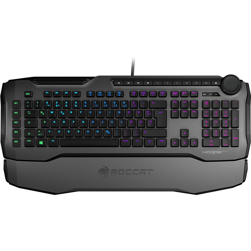 ROCCAT Horde AIMO Membranical RGB Gaming Keyboard, ROCCAT, Horde, AIMO, Membranical, RGB, Gaming, Keyboard