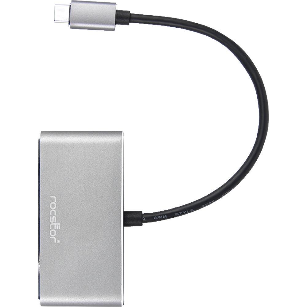 Rocstor 4-Port USB Type-C Hub, Rocstor, 4-Port, USB, Type-C, Hub