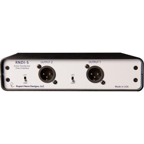 Rupert Neve Designs RNDI-S Stereo DI Box for Keyboards, Basses & More