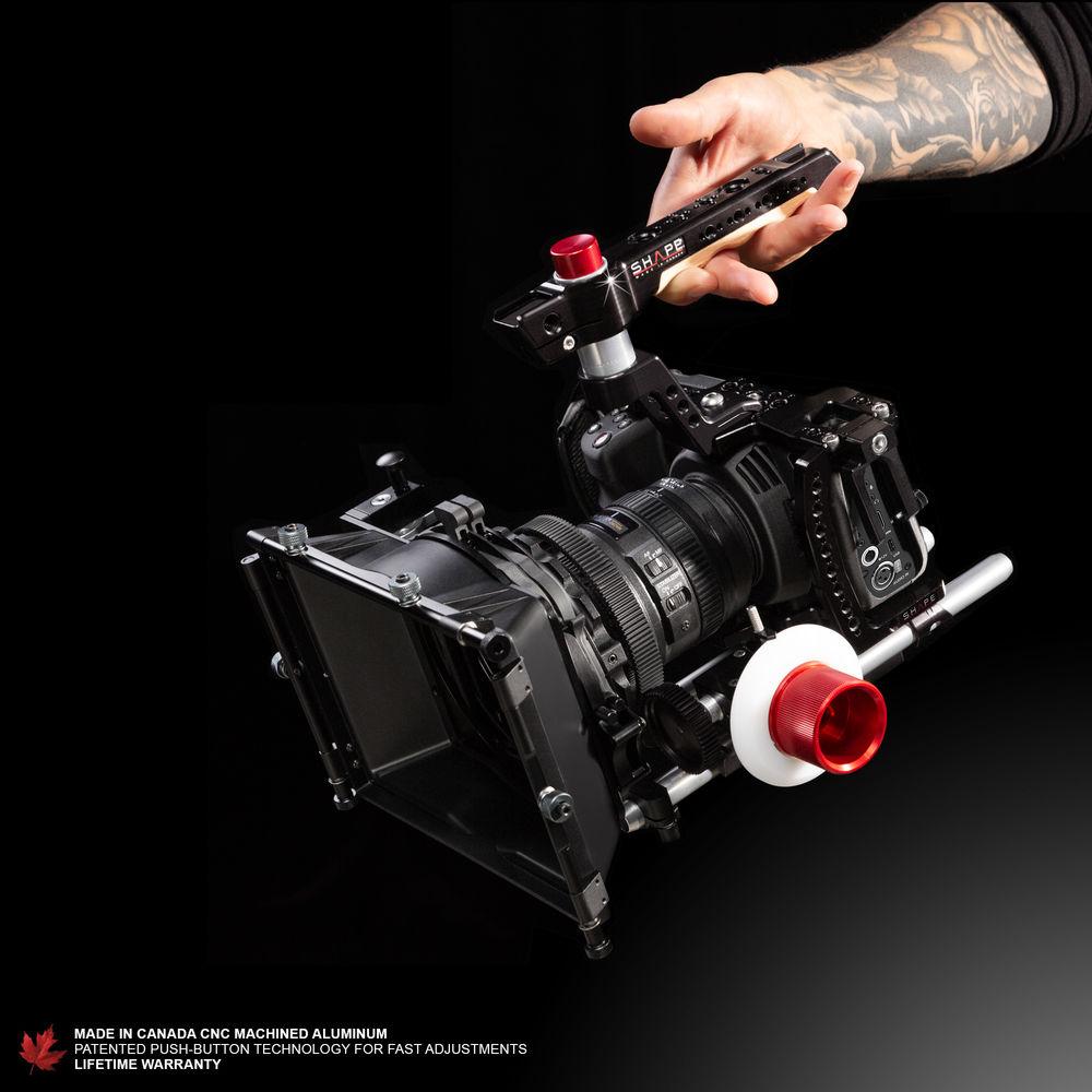 SHAPE Cage Kit with Matte Box, Follow Focus & 10" 15mm Rods for Blackmagic Pocket Cinema Camera 4K