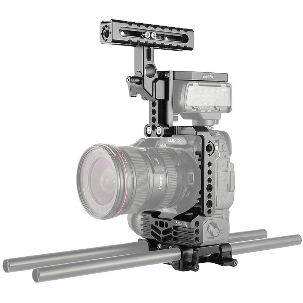 SmallRig 2067 Ultimate Half Cage Kit for Panasonic Lumix GH5 with Battery Grip