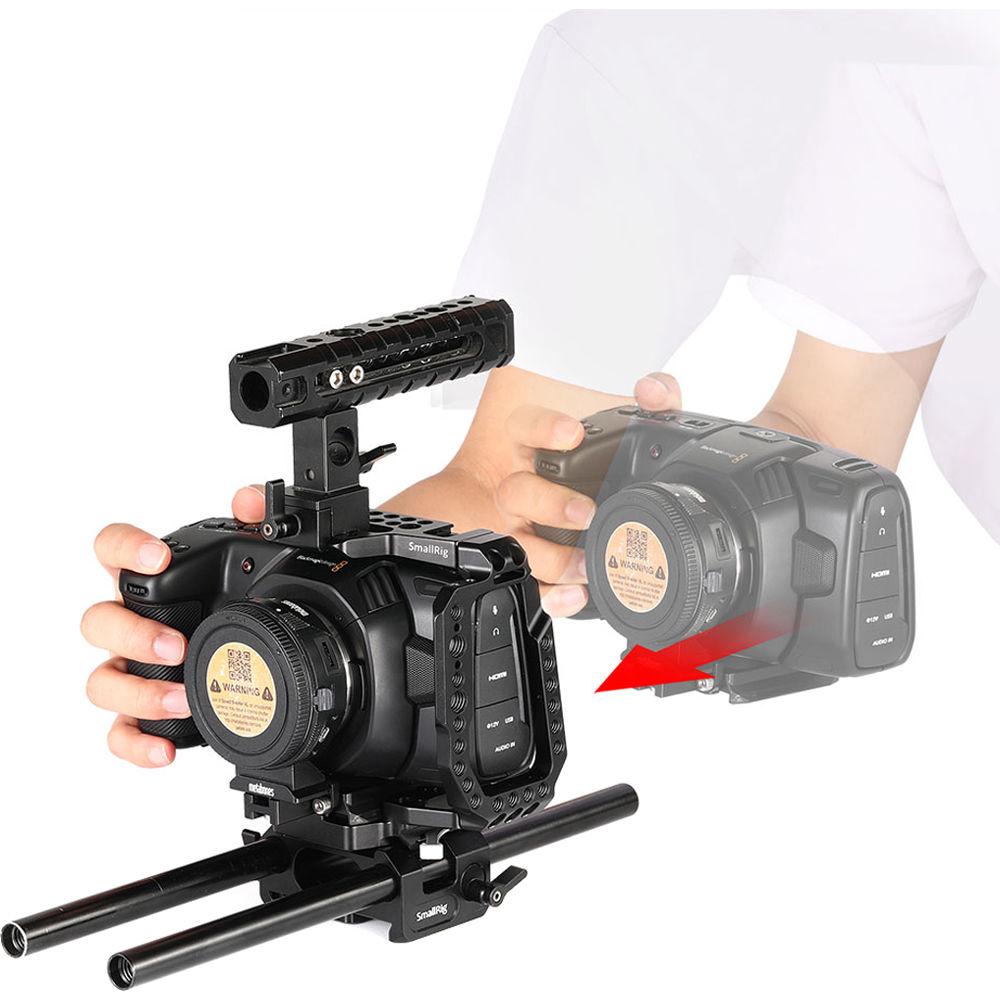 SmallRig Quick Release Half Cage for Blackmagic Pocket Cinema Camera 4K