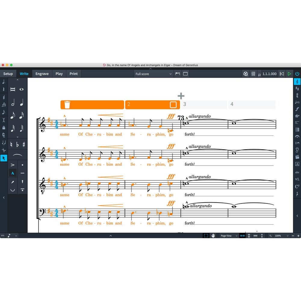 Steinberg Dorico Elements 2 - Elementary Music Notation Software