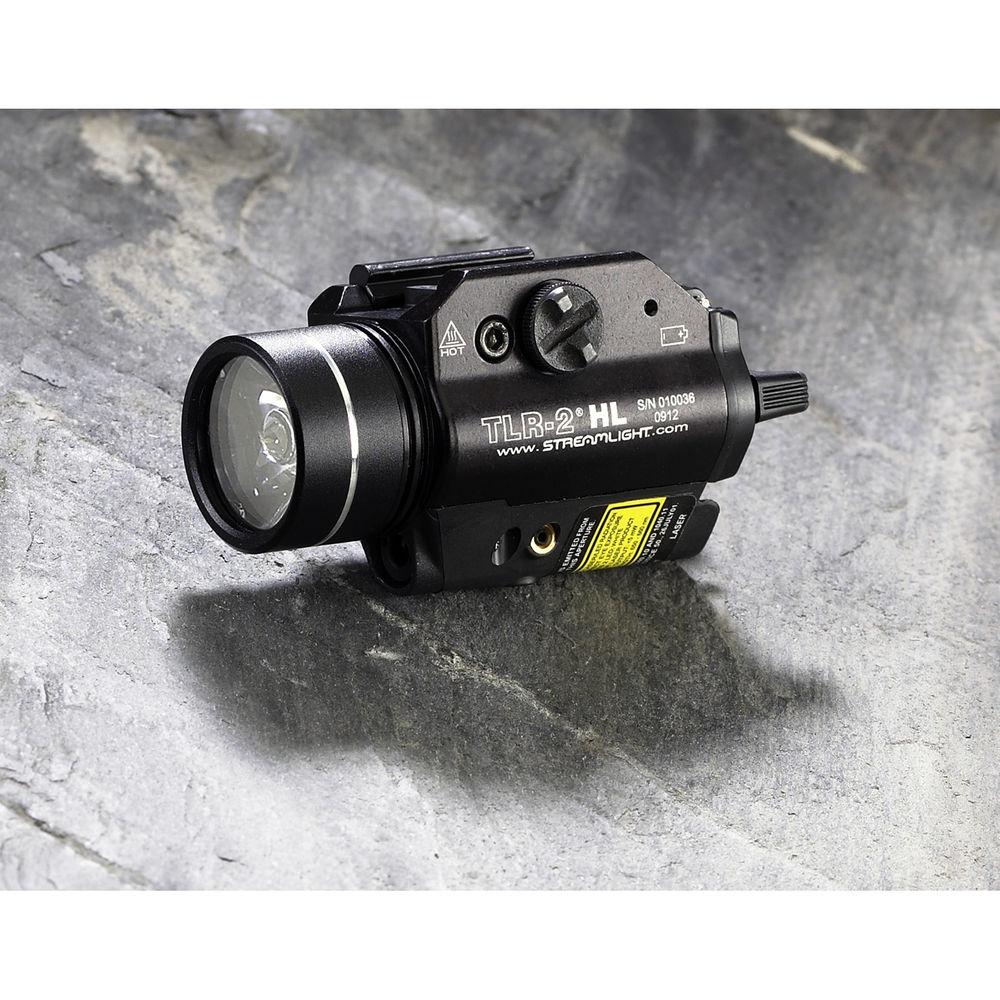Streamlight TLR-2 HL High-Lumen Rail-Mounted Strobing Tactical Light with Red Laser