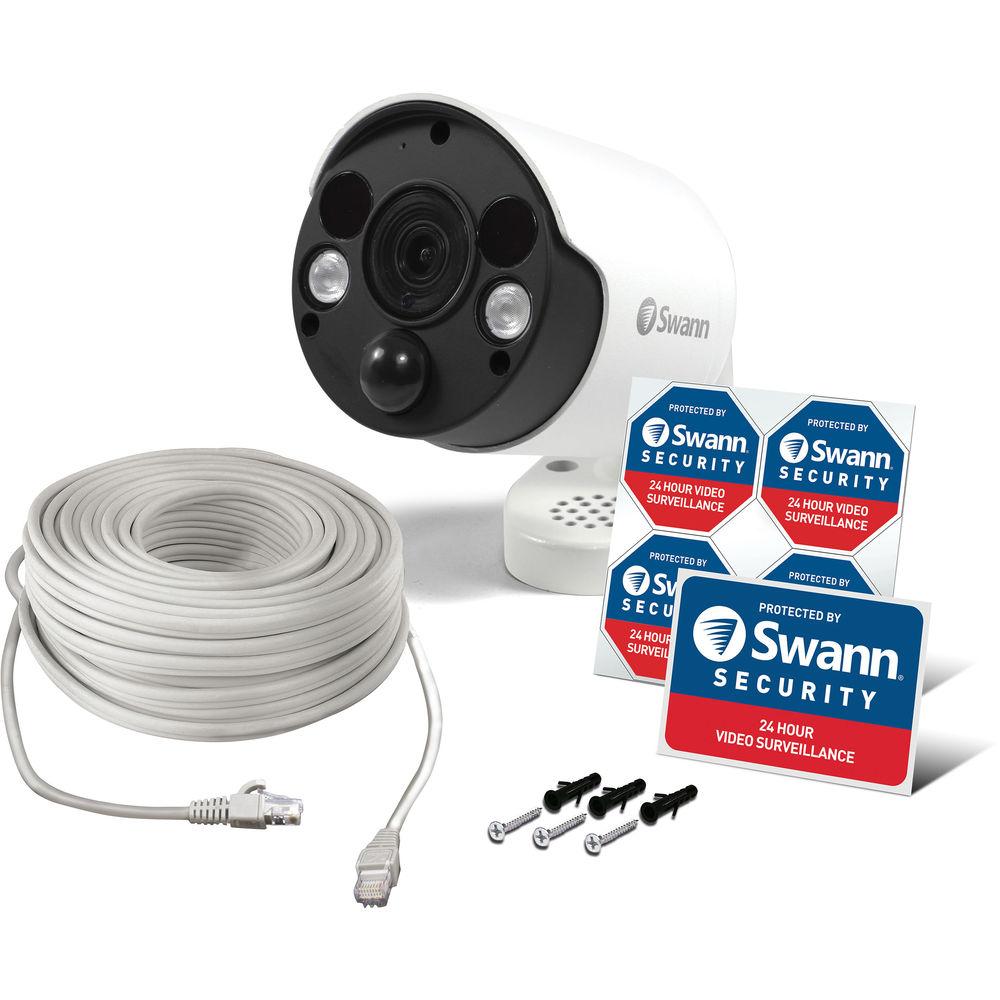 Swann SWNHD-885MSFB-US 4K UHD Outdoor Network Bullet Camera with Night Vision