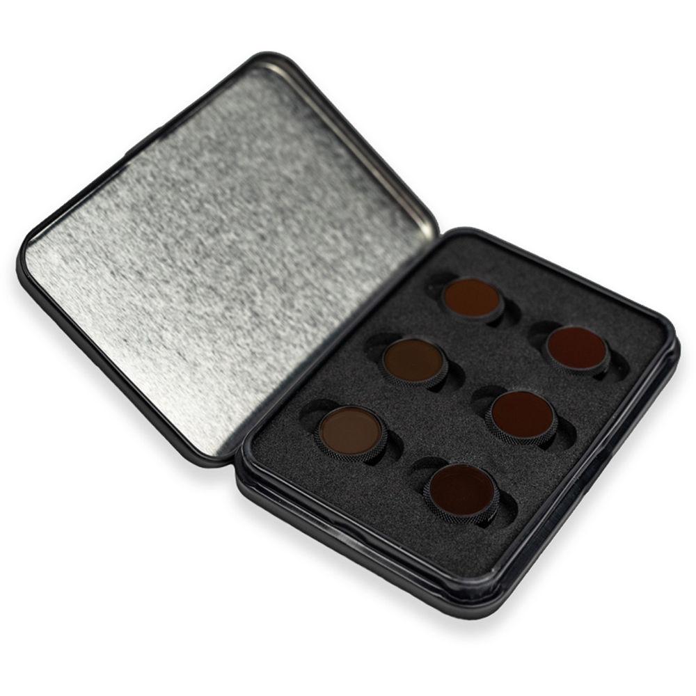 Tiffen 6-Filter Neutral Density and ND Polarizer Kit for DJI Mavic Air