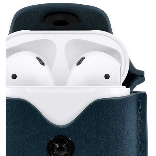 Twelve South AirSnap Leather Road Case for AirPods, Twelve, South, AirSnap, Leather, Road, Case, AirPods