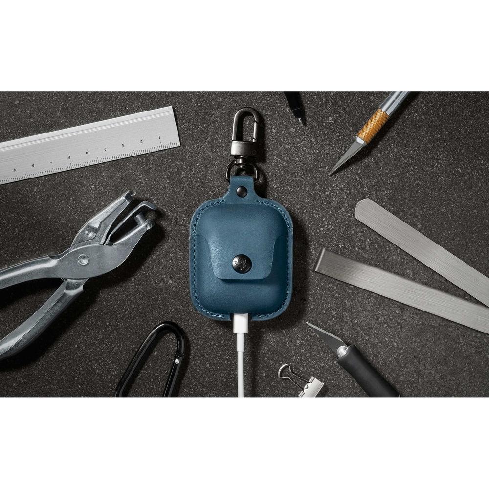 Twelve South AirSnap Leather Road Case for AirPods