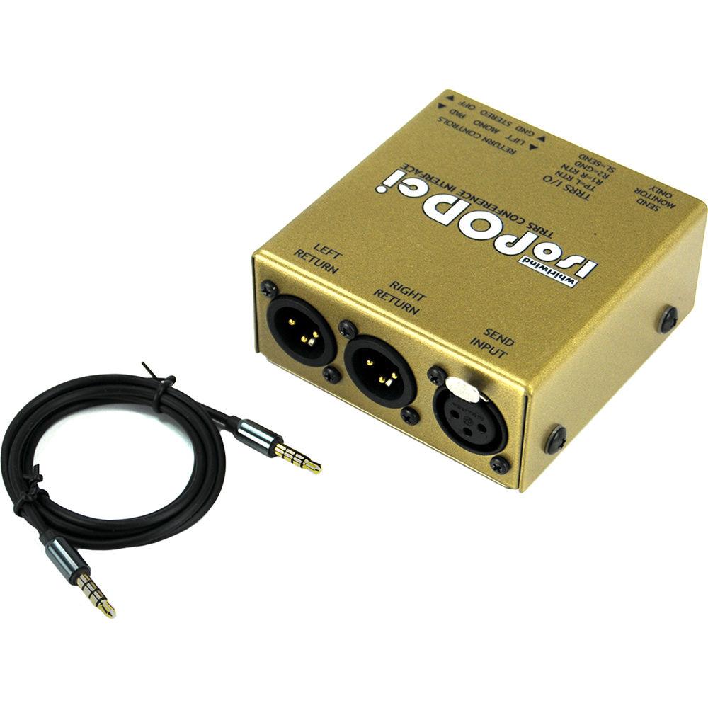 Whirlwind ISOPODci Audio Interface for Mobile Device Headsets