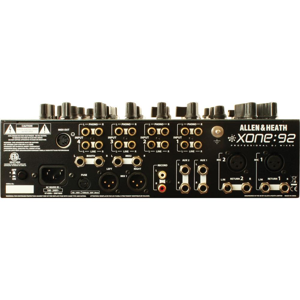 Allen & Heath XONE:92 Professional Six-Channel Club DJ Mixer