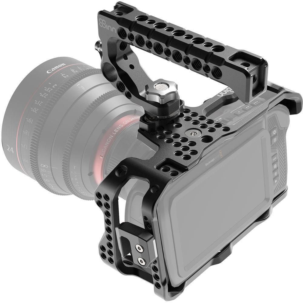 8Sinn Cage with Top Handle Scorpio for Blackmagic Design Pocket Cinema Camera 4K, 8Sinn, Cage, with, Top, Handle, Scorpio, Blackmagic, Design, Pocket, Cinema, Camera, 4K