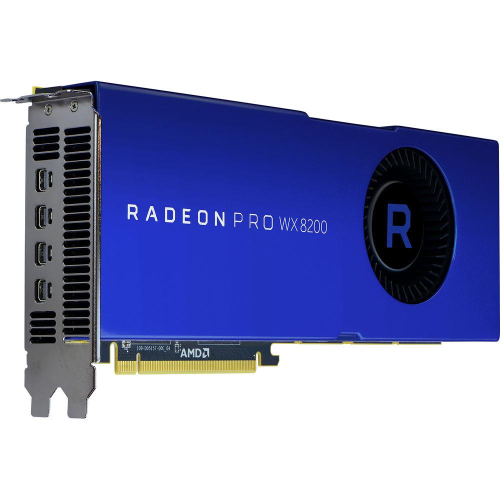 AMD Radeon Pro WX 8200 Graphics Card, AMD, Radeon, Pro, WX, 8200, Graphics, Card