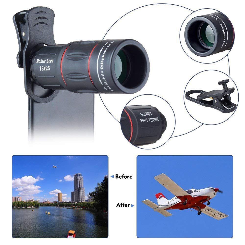 Apexel 18x Optical Telephoto Lens for Smartphones