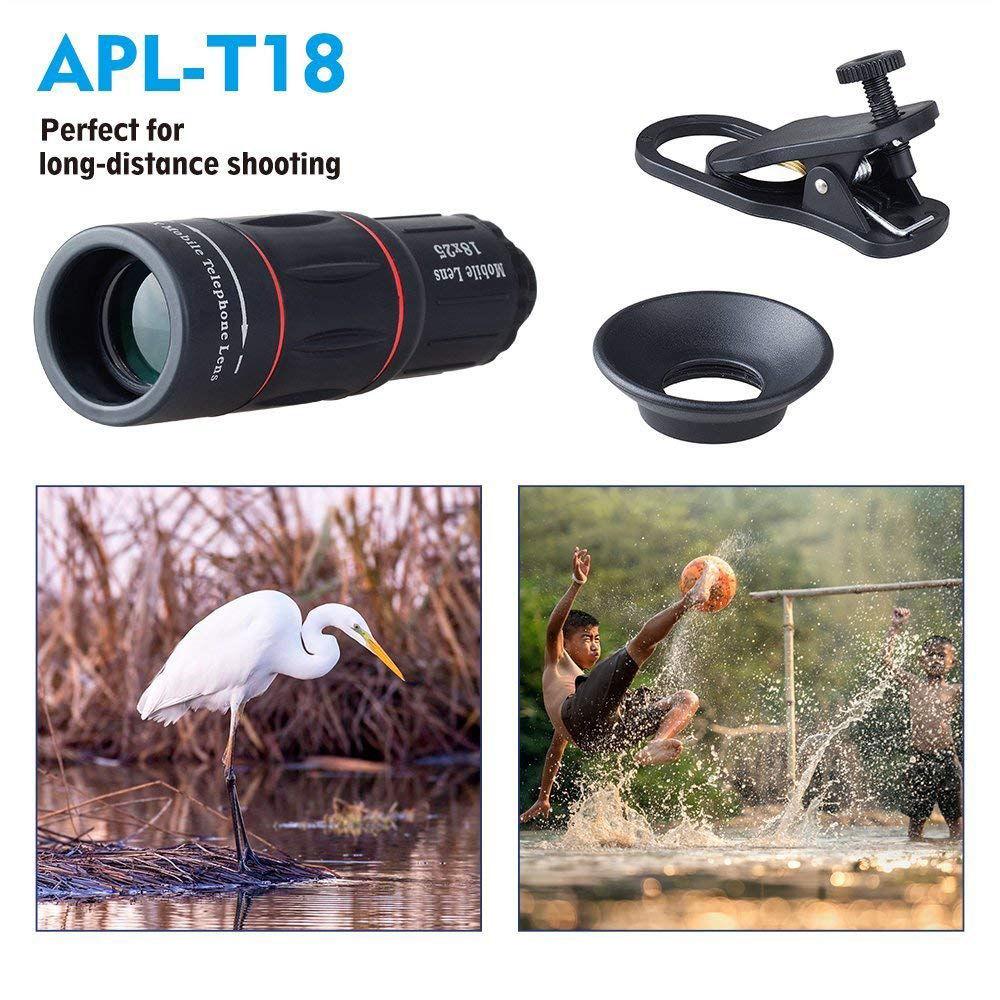 Apexel 18x Optical Telephoto Lens for Smartphones