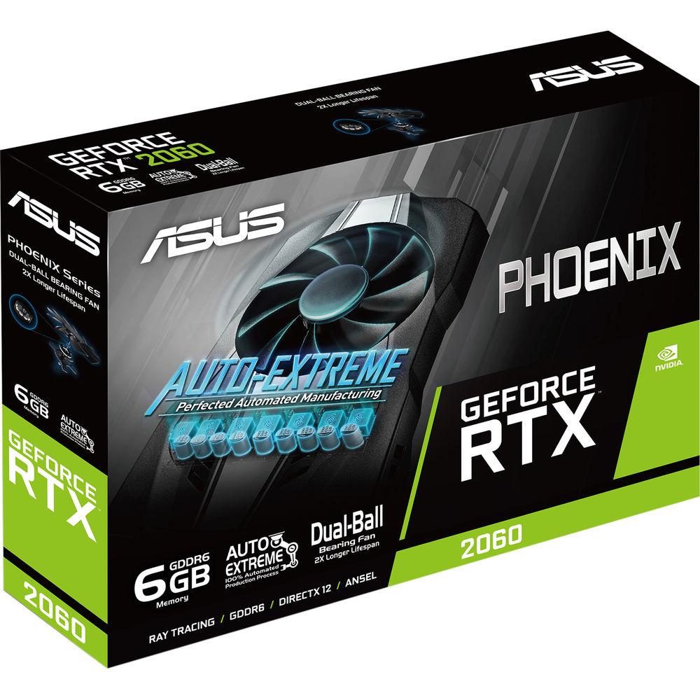 ASUS GeForce RTX 2060 Phoenix Fan Edition Graphics Card